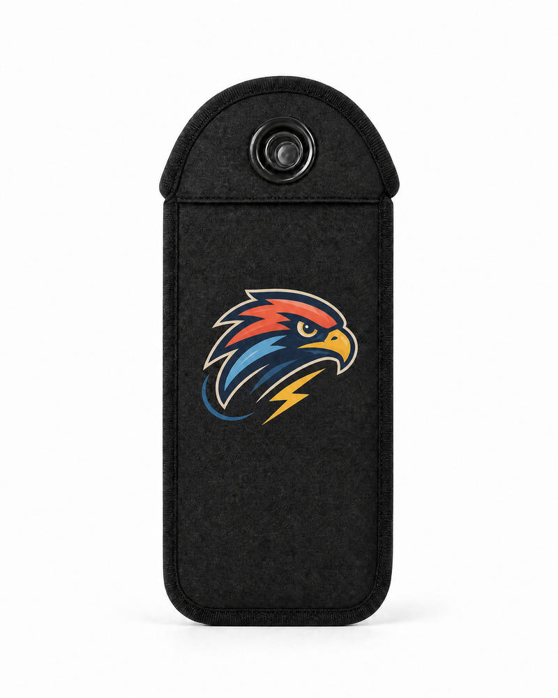 ClassLock pouches front and back with unlock station — tamper-proof security