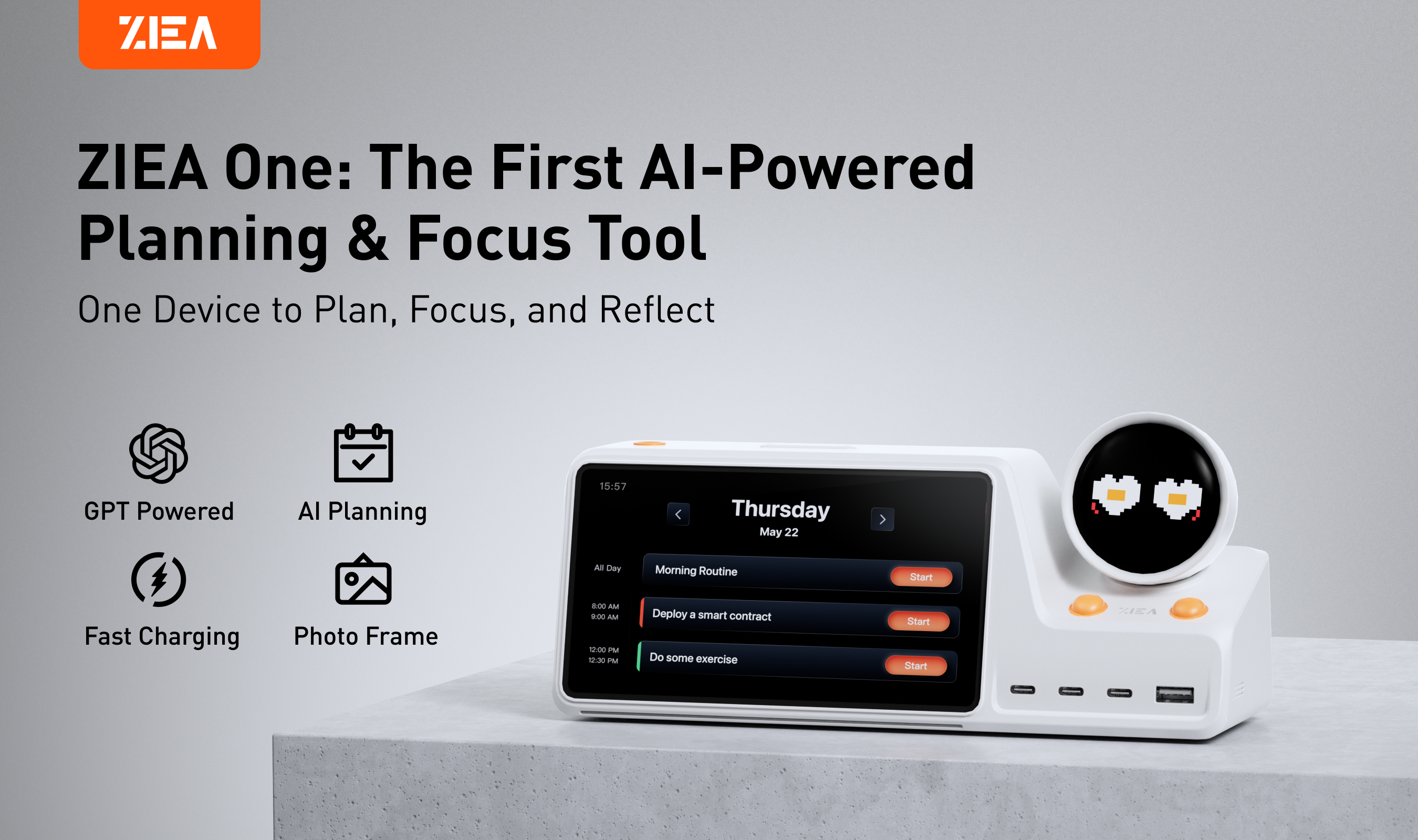 ZIEA One: The First AI-Powered Planning & Focus Tool-Deposit